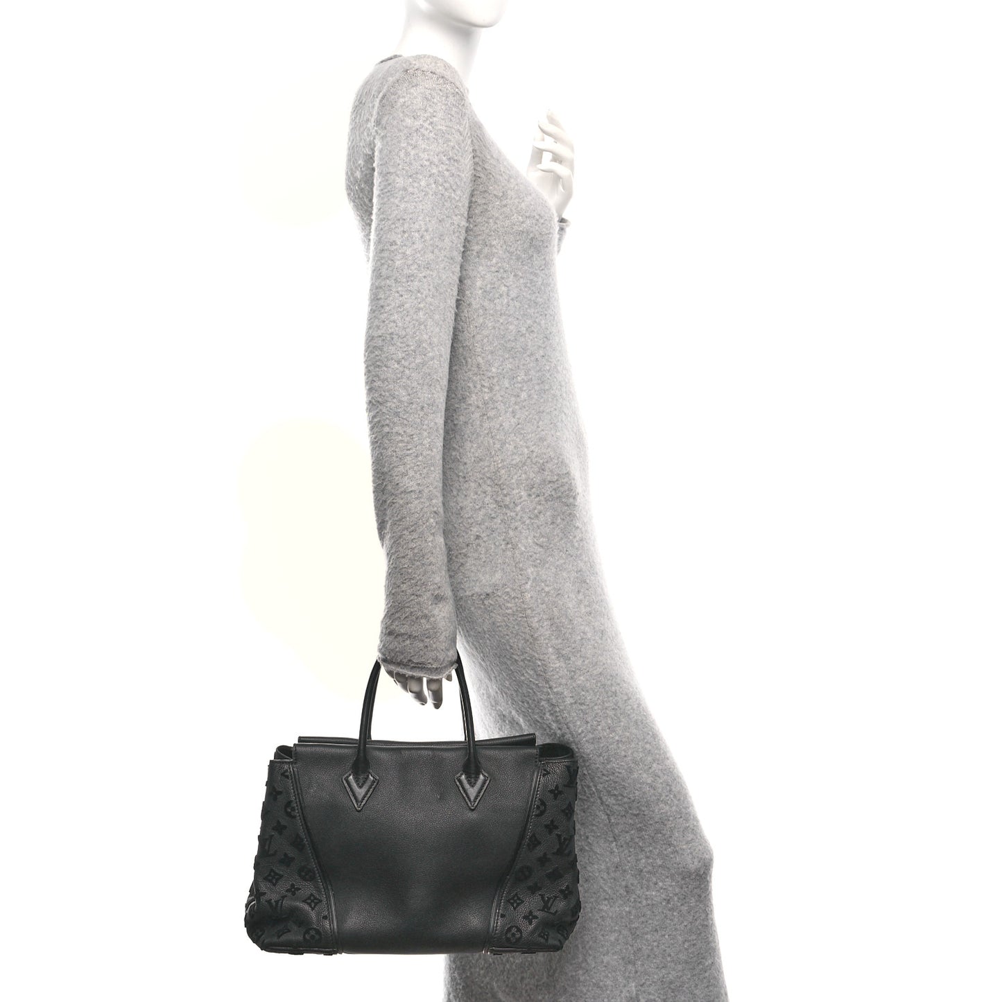 Veau Cachemire Tote W PM Black