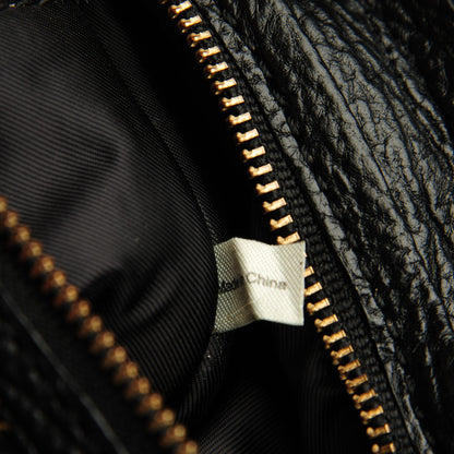 3.1 Phillip Lim 3.1 Textured Calfskin Mini Pashli Satchel Black 2 of 9