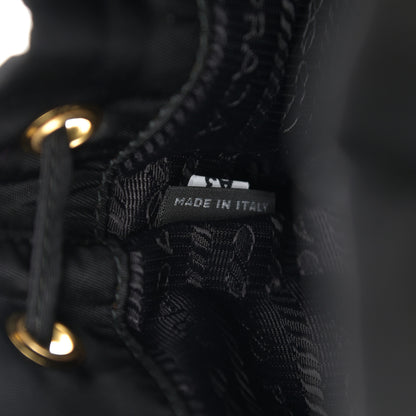 Prada Re-Nylon Duet Drawstring Shoulder Bag Black 6 of 11