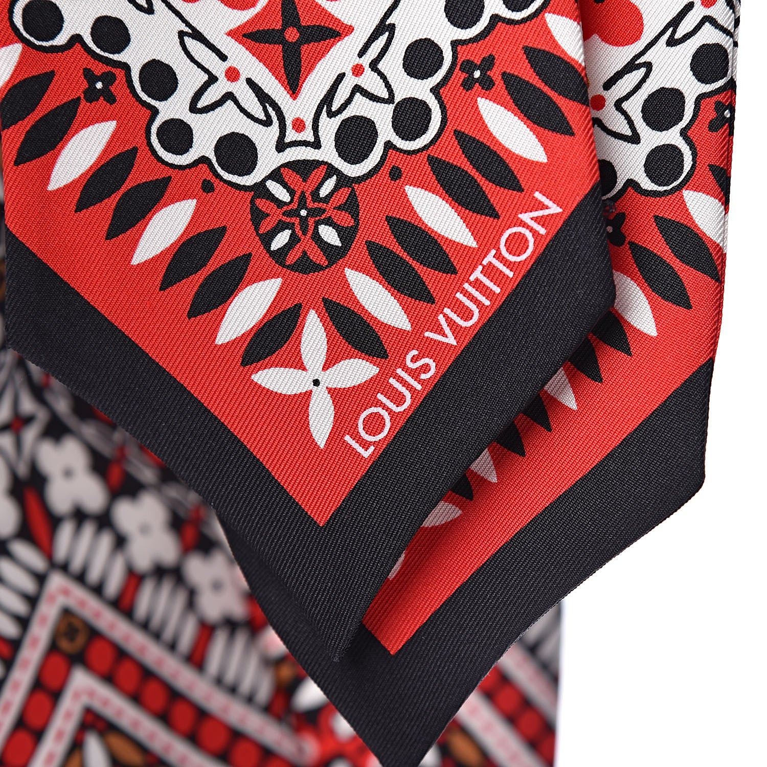 Louis Vuitton Silk Amstramgram Bandeau Coquelicot 3 of 4
