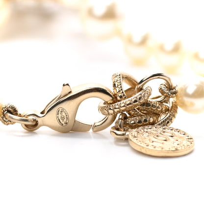 Chanel Pearl CC 100th Anniversary Necklace Light Gold 5 of 5