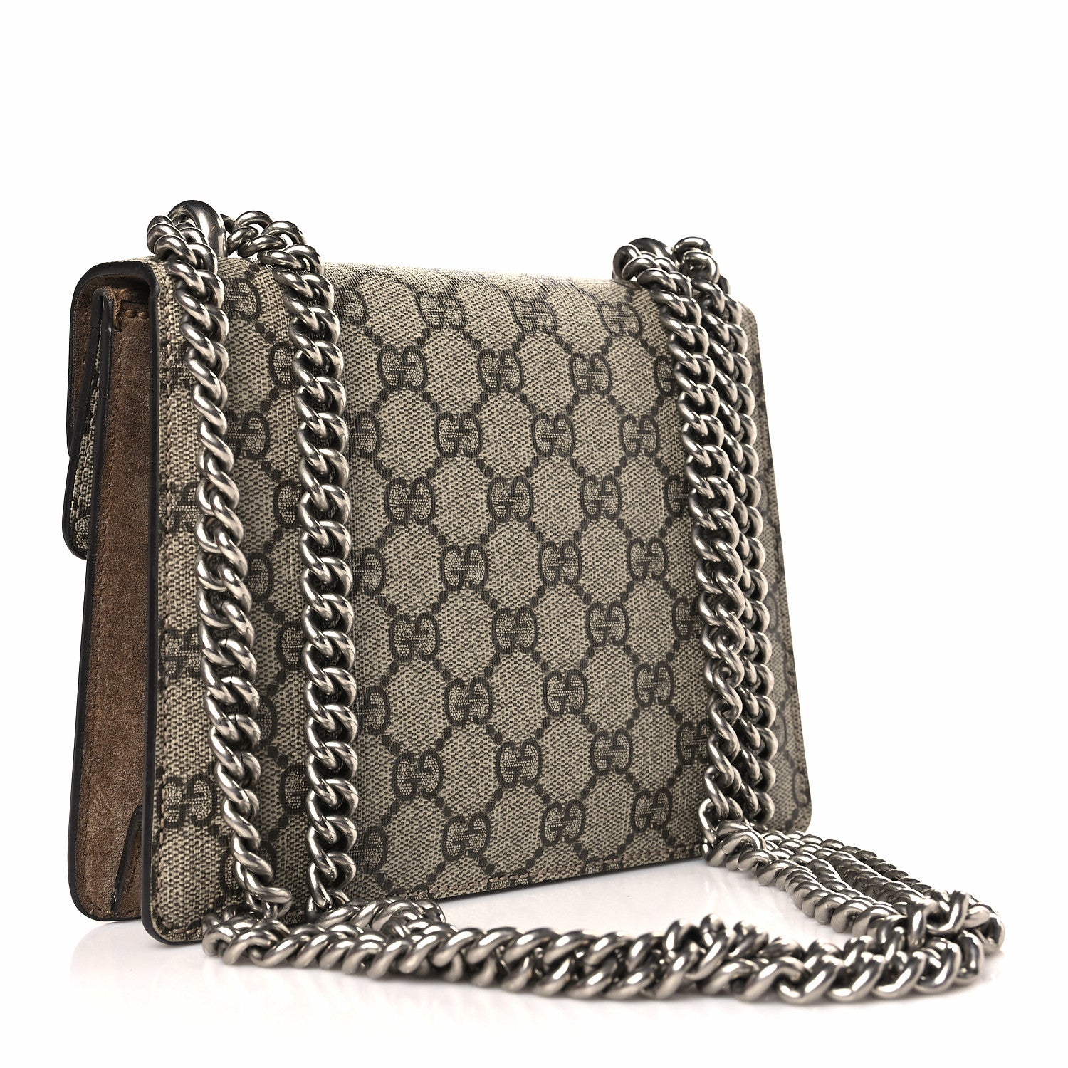 Gucci GG Supreme Monogram Mini Dionysus Shoulder Bag Taupe 3 of 10