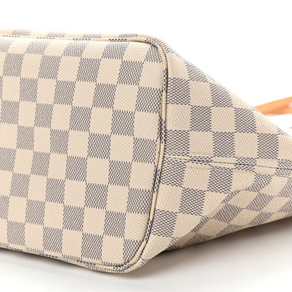 Louis Vuitton Damier Azur Neo Neverfull MM Rose Ballerine 9 of 9
