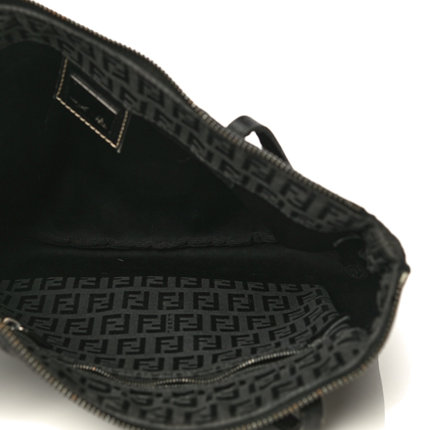 Fendi Zucchino Roll Tote Black 5 of 14