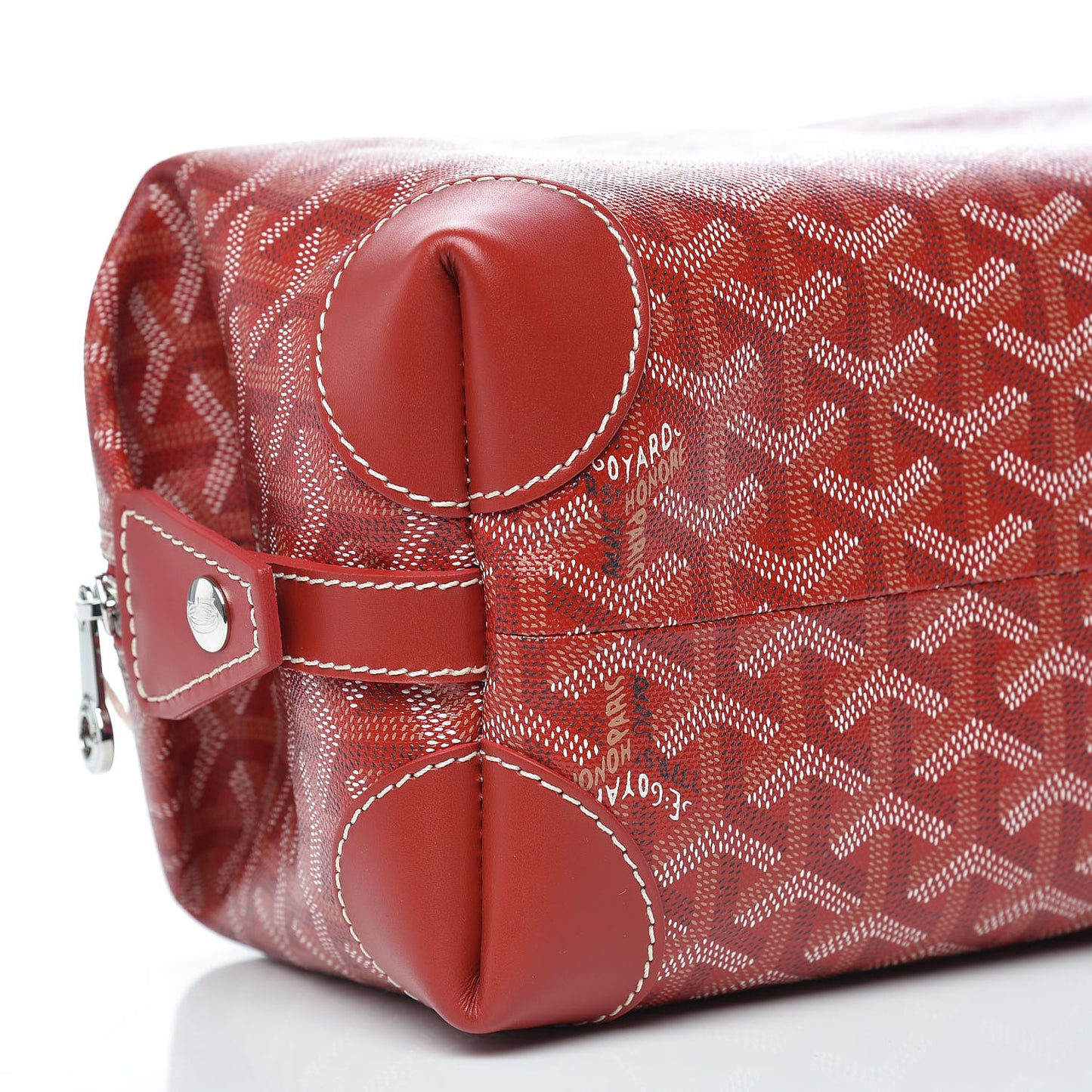 Goyardine Boeing 25 Trousse de Toilette Red
