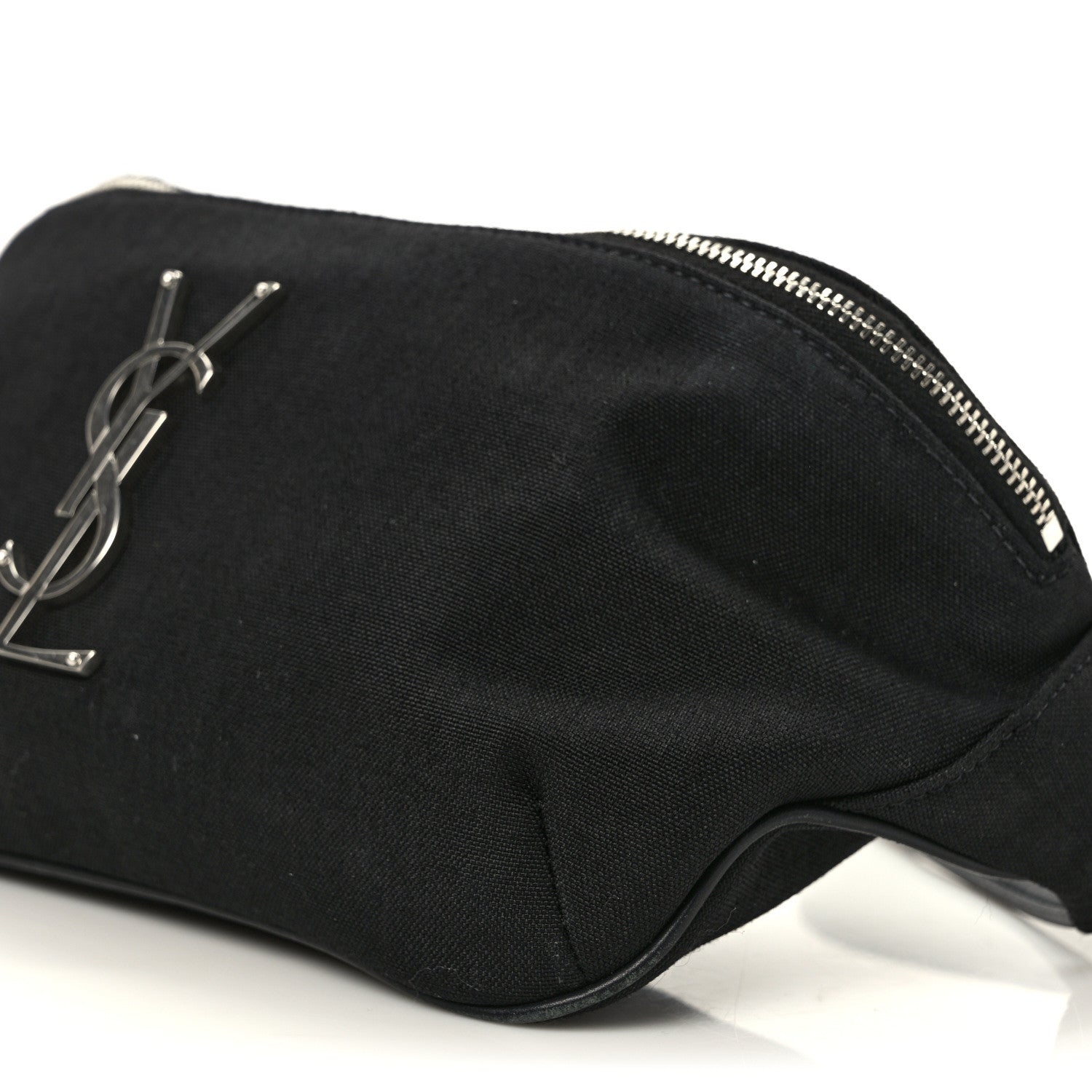 Saint Laurent Canvas Monogram Belt Bag Black 9 of 9