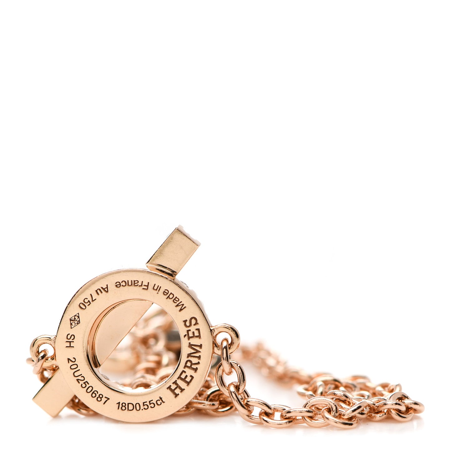 18K Rose Gold Diamond Finesse Bracelet SH