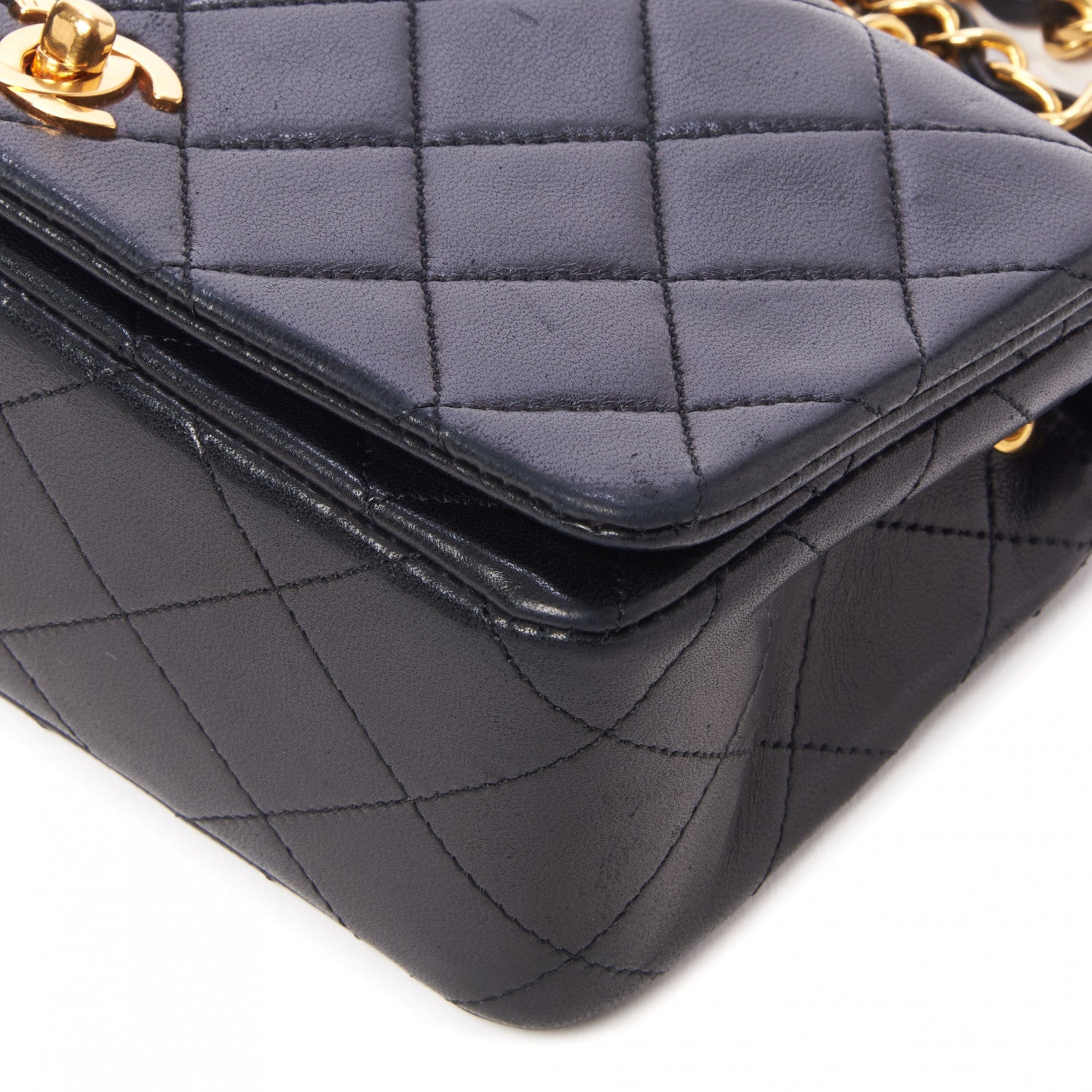 Chanel Lambskin Quilted Small Single Flap Black 5 of 11