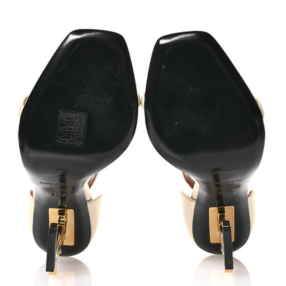 Saint Laurent Calfskin 110 Opyum Sandals 36.5 Real Beige 6 of 9