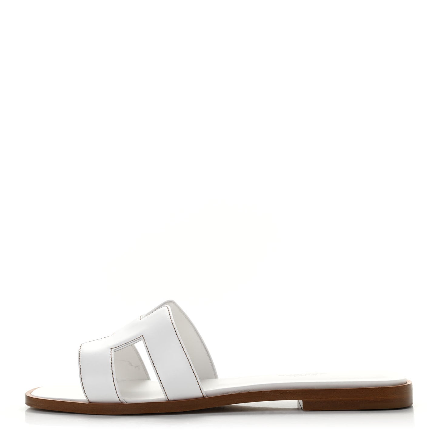Box Calfskin Oran Sandals 36.5 White