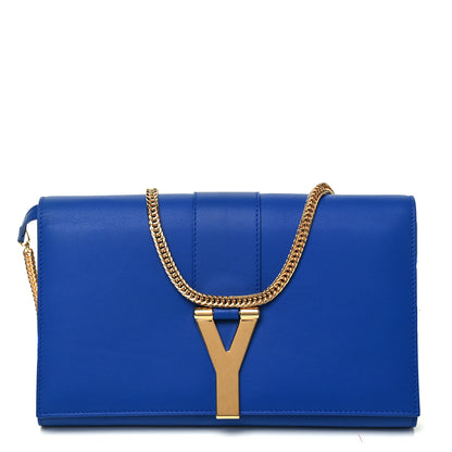 Saint Laurent Calfskin Classic Y Ligne Chain Wallet Bleu Majorelle 1 of 7