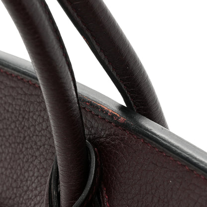 Hermes Taurillon Clemence Birkin 30 Prune 10 of 16