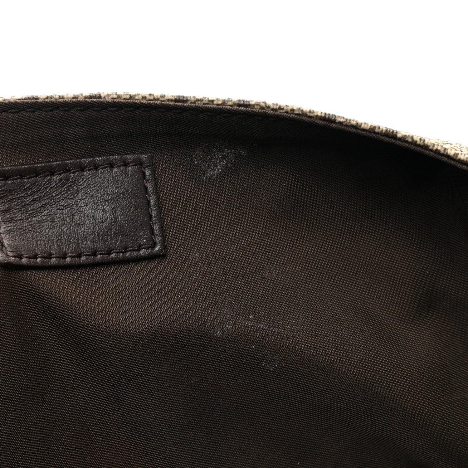 Gucci GG Plus Monogram Messenger Diaper Bag Dark Brown 12 of 20