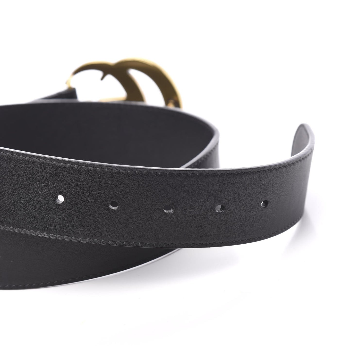 Calfskin Double G 40mm Belt 85 34 Black