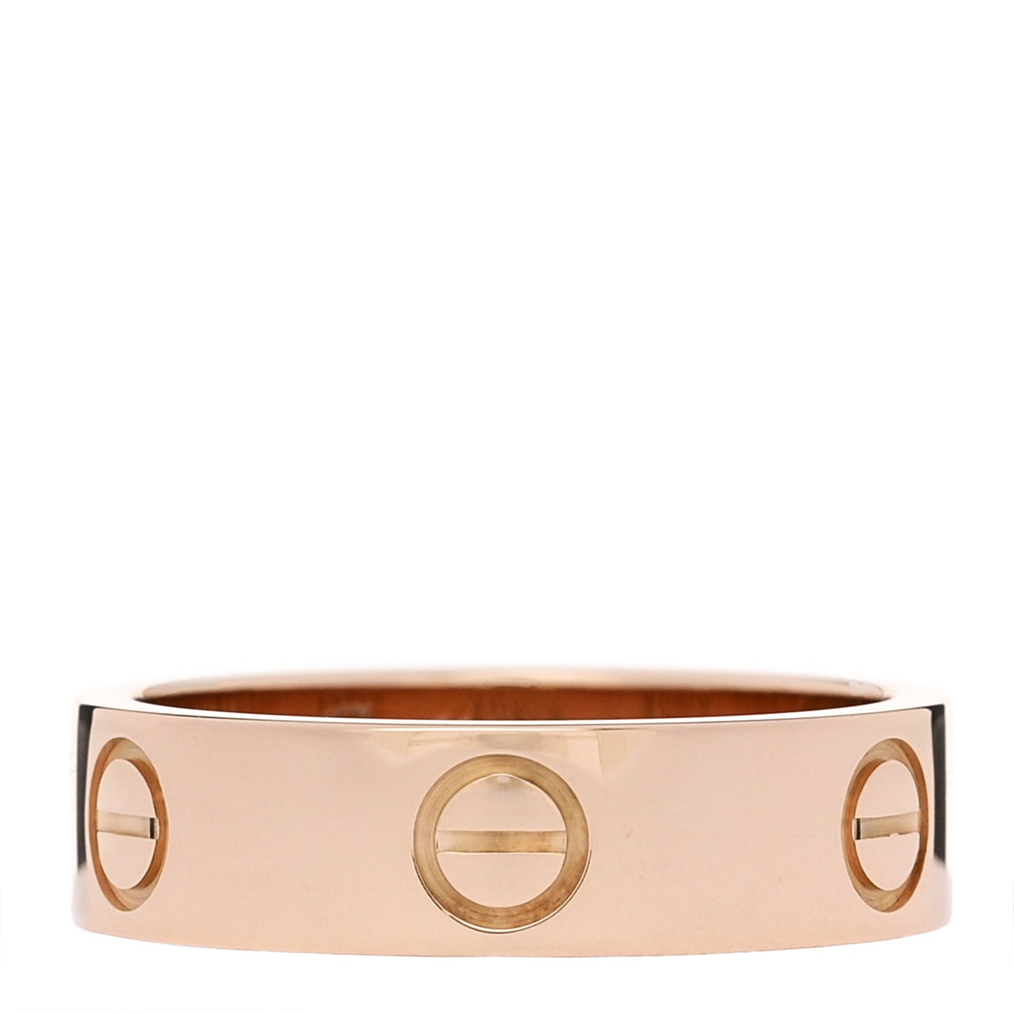18K Pink Gold 5.5mm LOVE Ring 55 7.25
