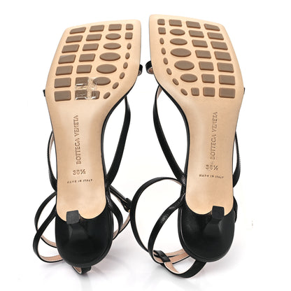 Bottega Veneta Lambskin Stretch Multi Strap 35mm Sandals 38.5 Black 5 of 8