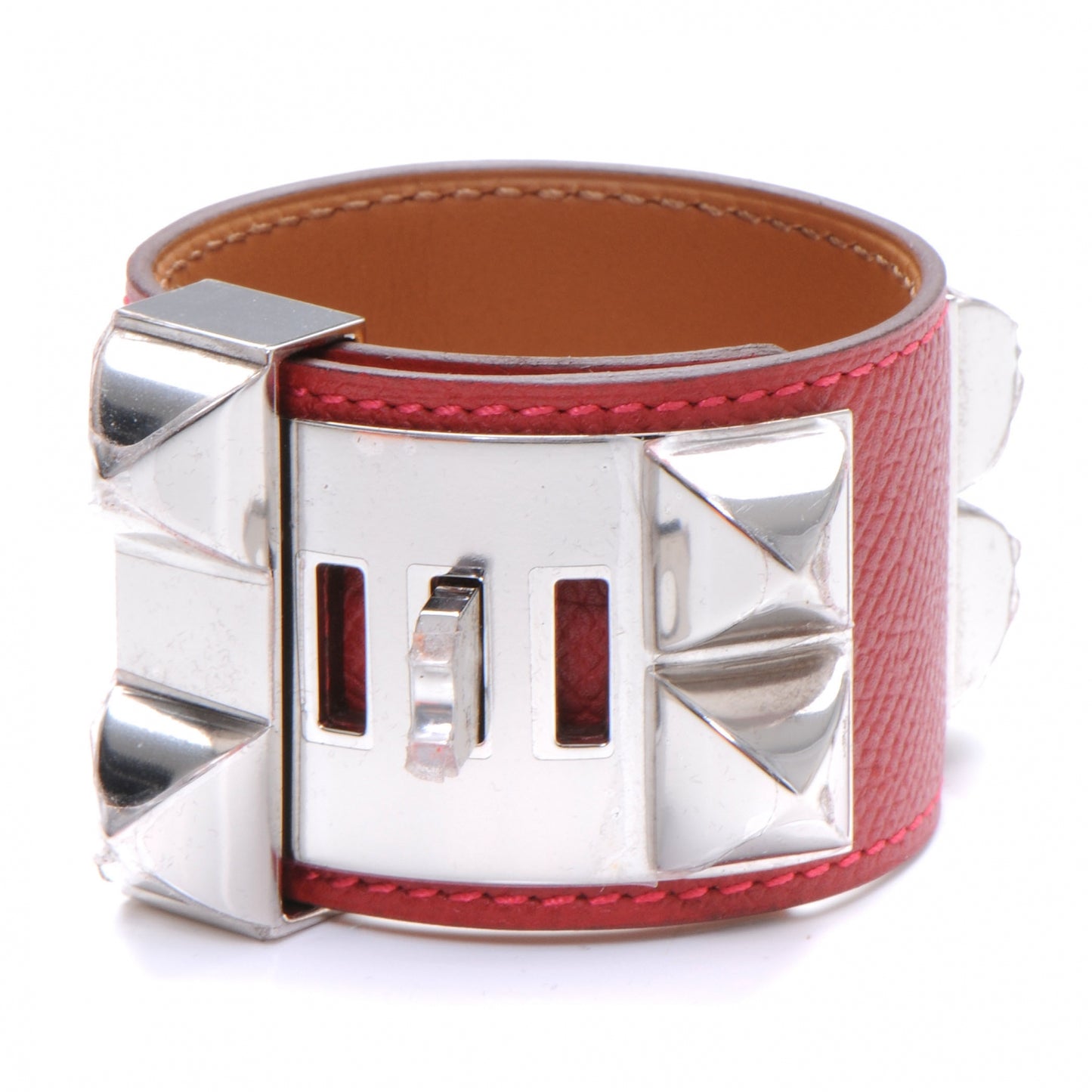 Epsom Collier de Chien CDC Bracelet S Rouge Casaque