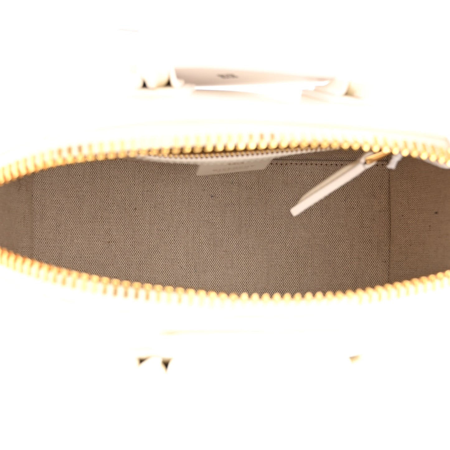 Shiny Lord Calfskin Mini Antigona Ivory
