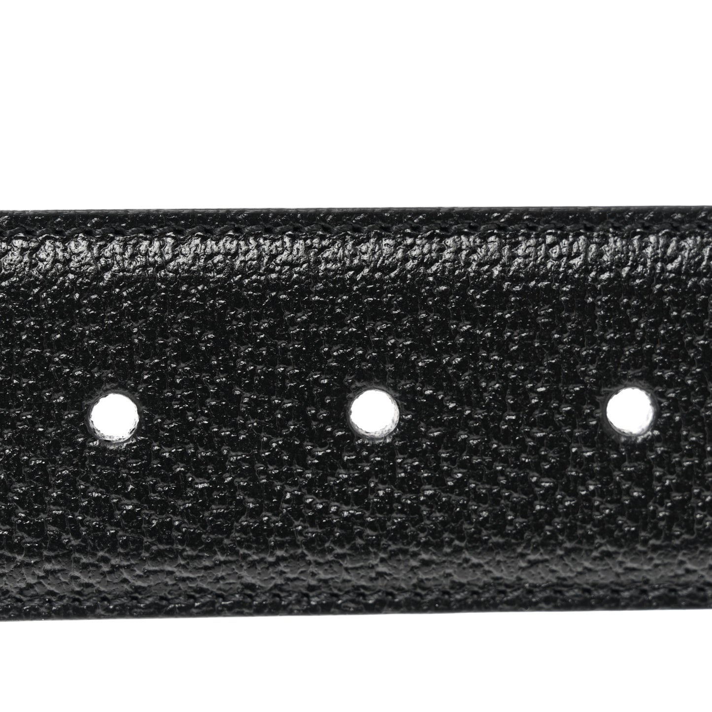 Textured Dollar Calfskin 40mm Belt 80 32 Black