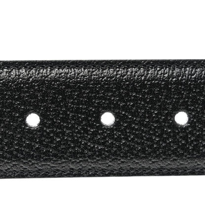 Gucci Textured Dollar Calfskin 40mm Belt 80 32 Black 4 of 6