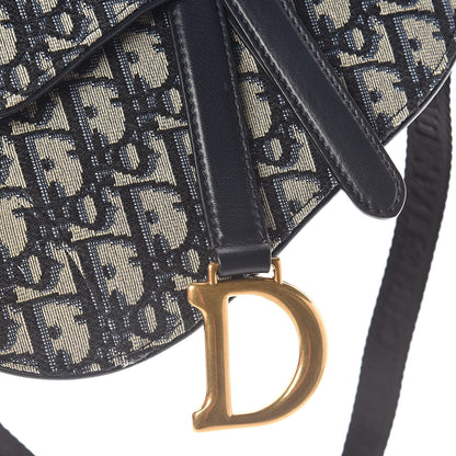Christian Dior Oblique Saddle Belt Bag Blue 7 of 7