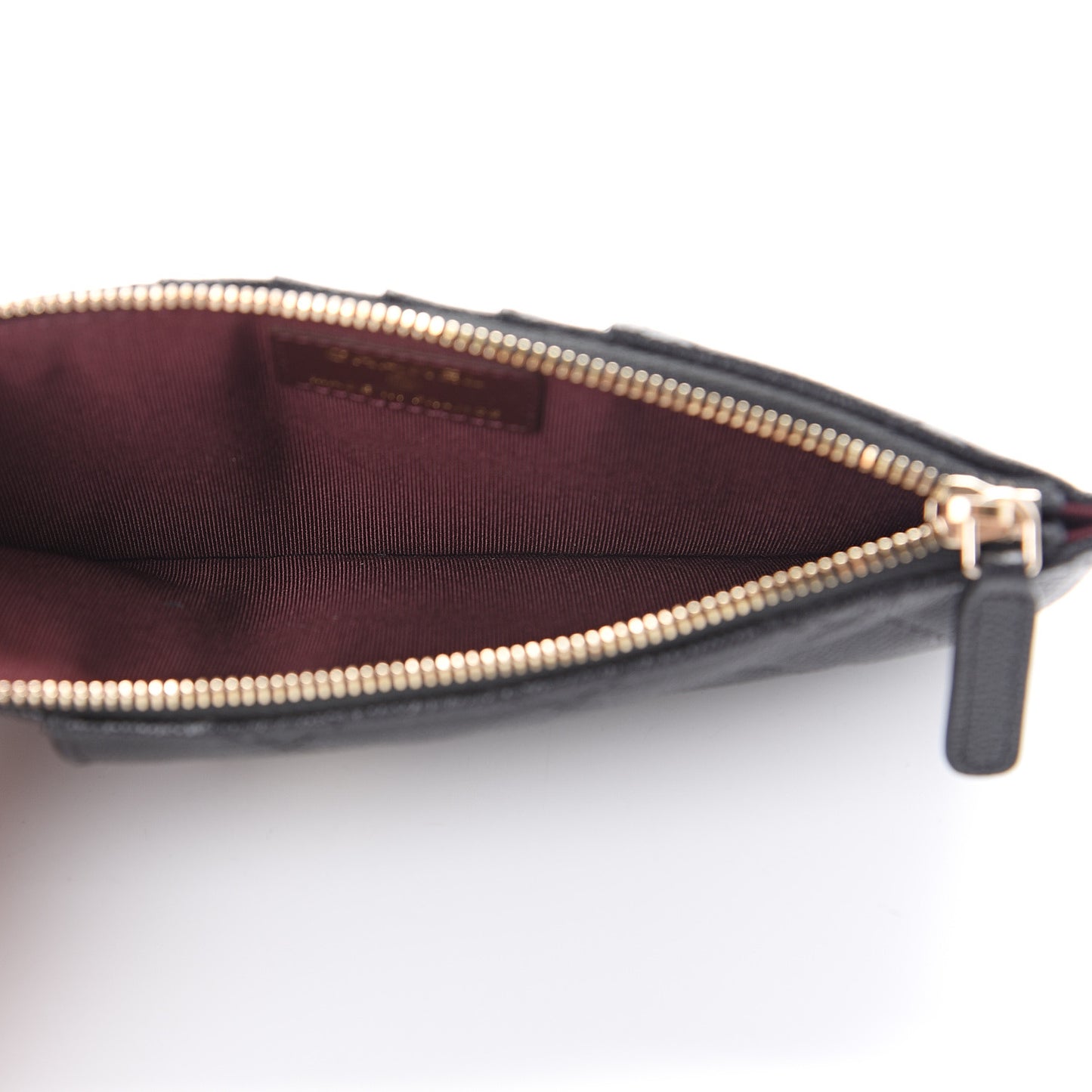 Caviar Quilted Classic iPhone Pouch Black