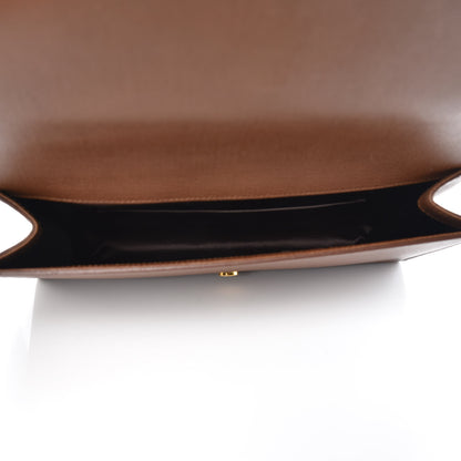 Saint Laurent Textured Leather ChYc Clutch Brown 5 of 11