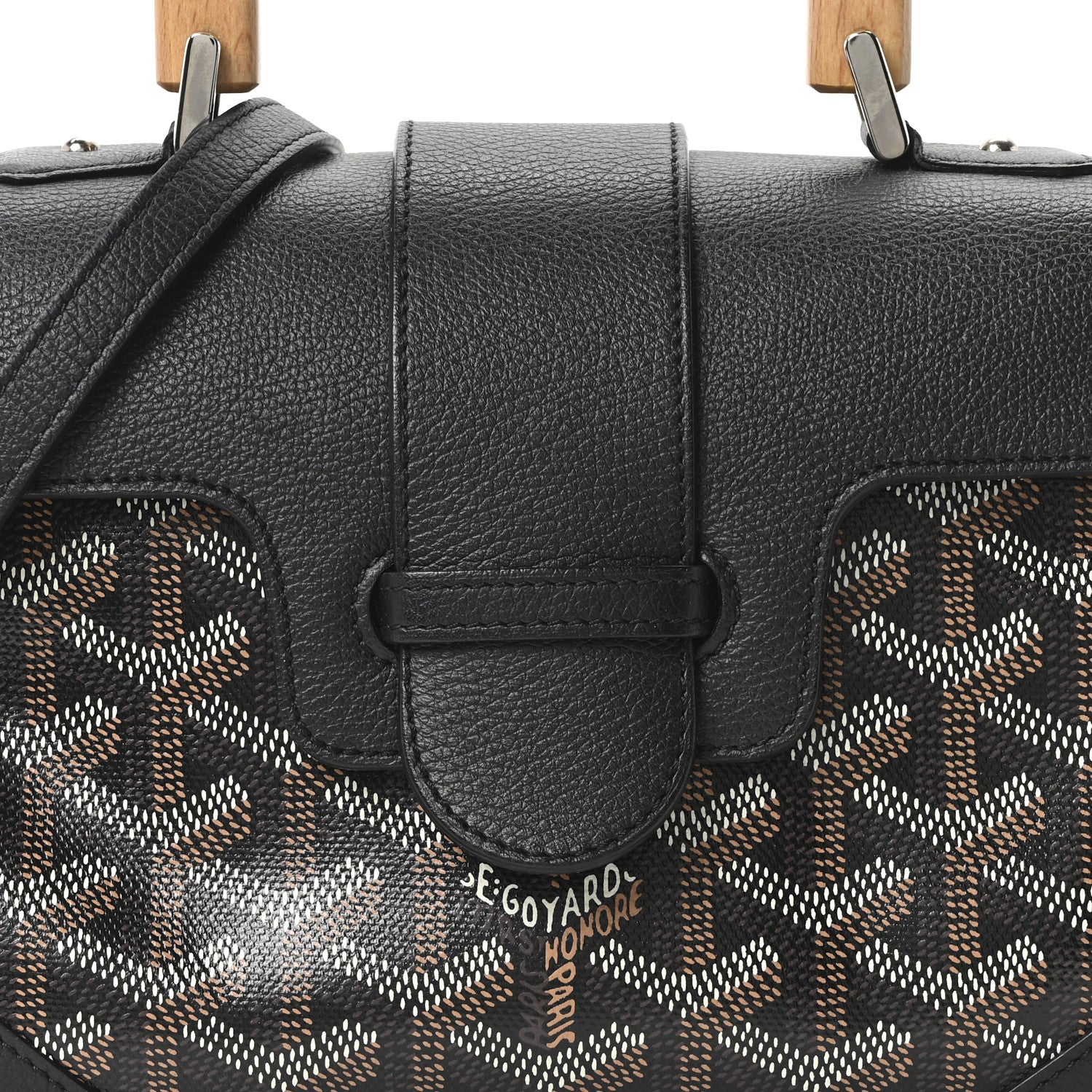 Goyard Goyardine Mini Saigon Black Black 7 of 9