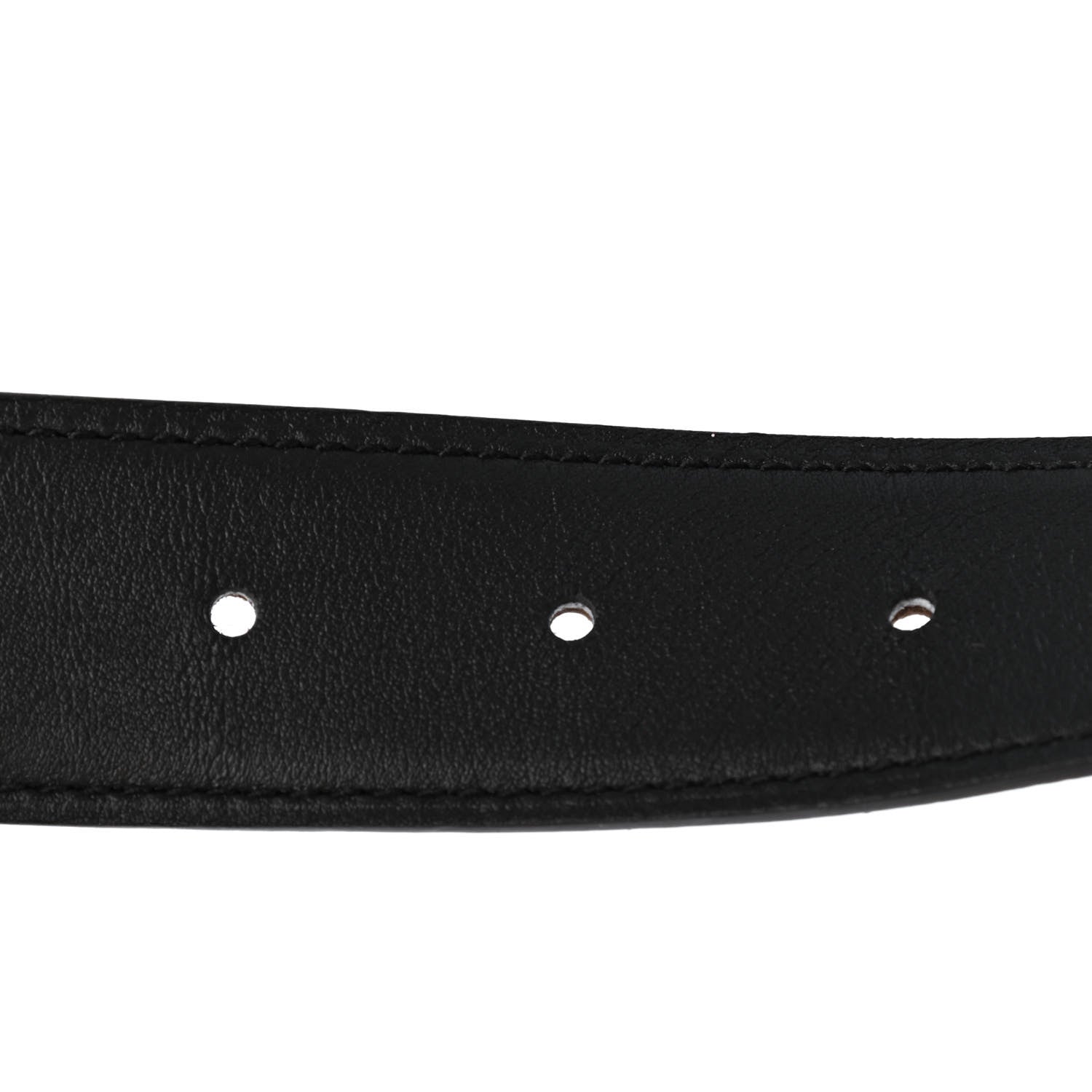 Hermes Swift Epsom 32mm H Belt 90 Black Chocolate 4 of 4