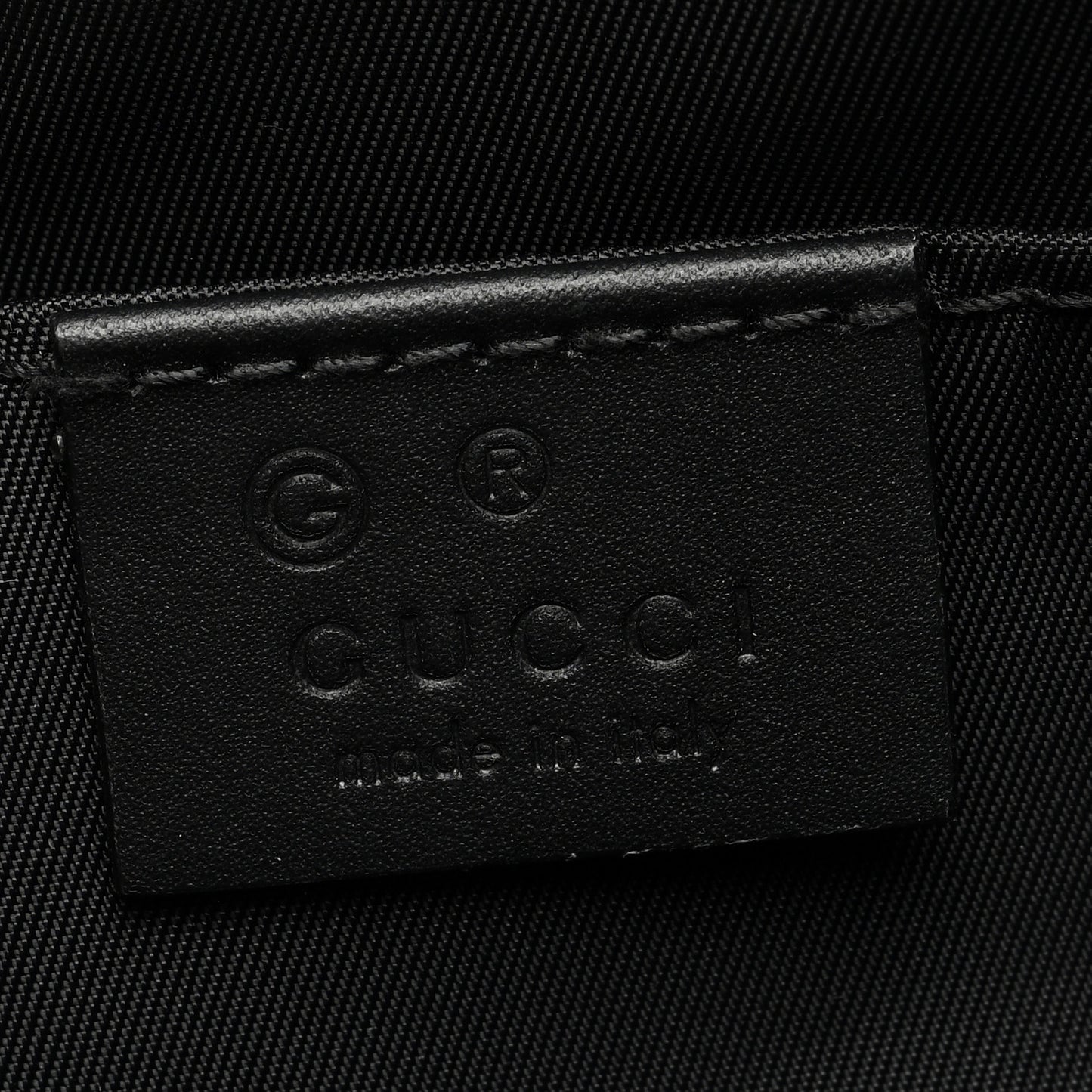 Canvas Web Slim Belt Bag Black