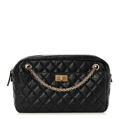 Chanel Aged Calfskin Quilted Medium Reissue Camera Case Black 1 of 9