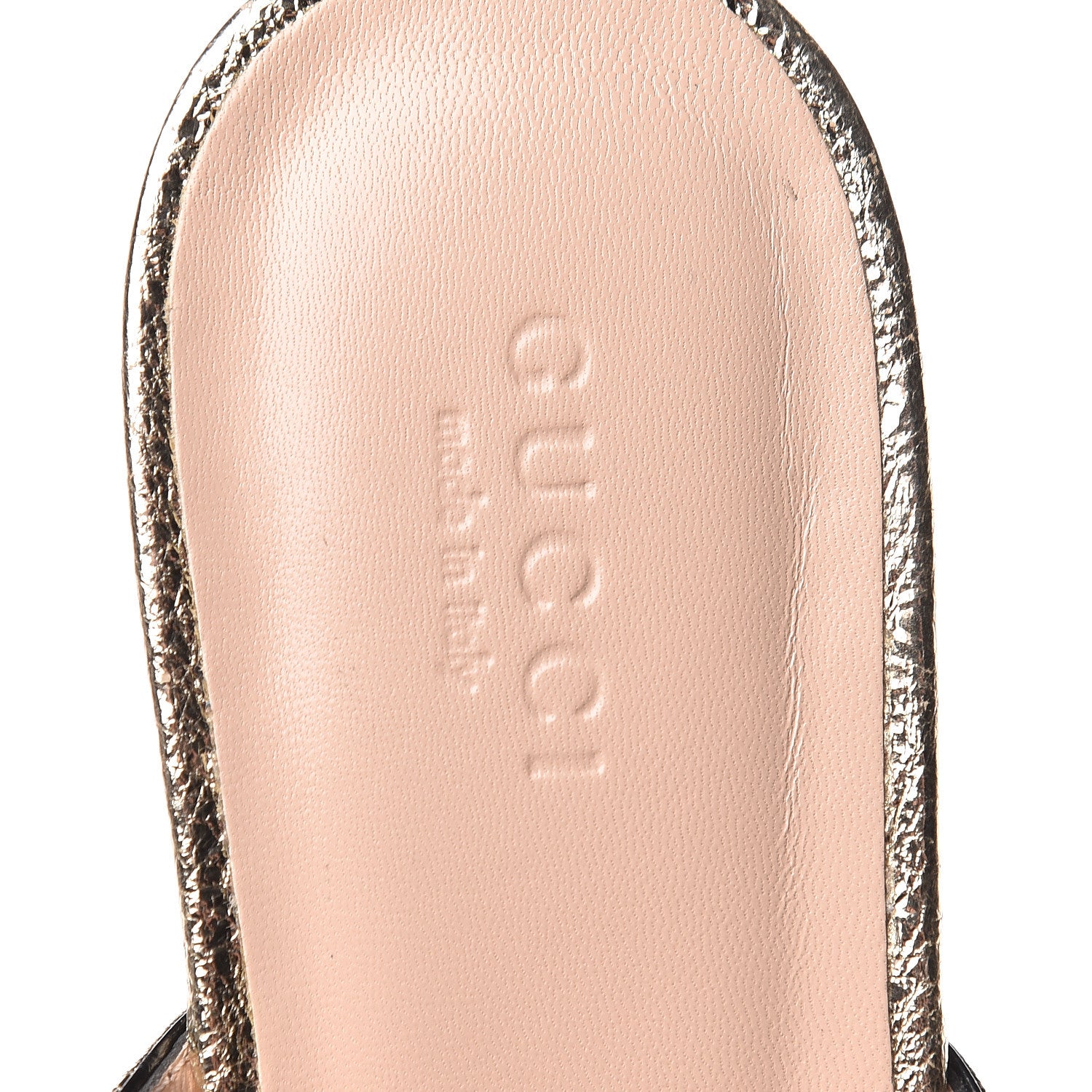 Gucci Galassia Womens GG Marmont Fringe Slippers 35.5 Platino 12 of 12