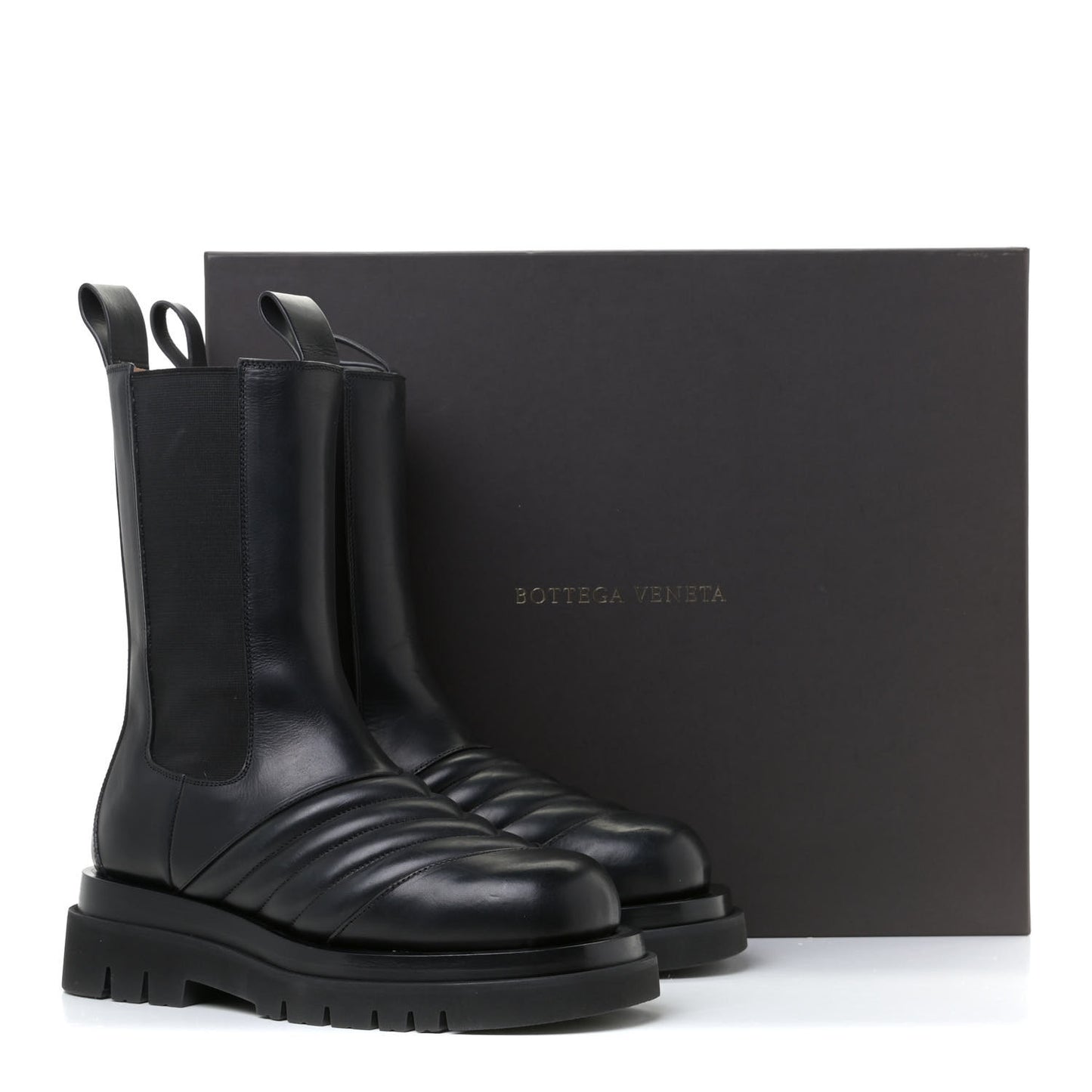 Calfskin Chelsea Boots 39 Black