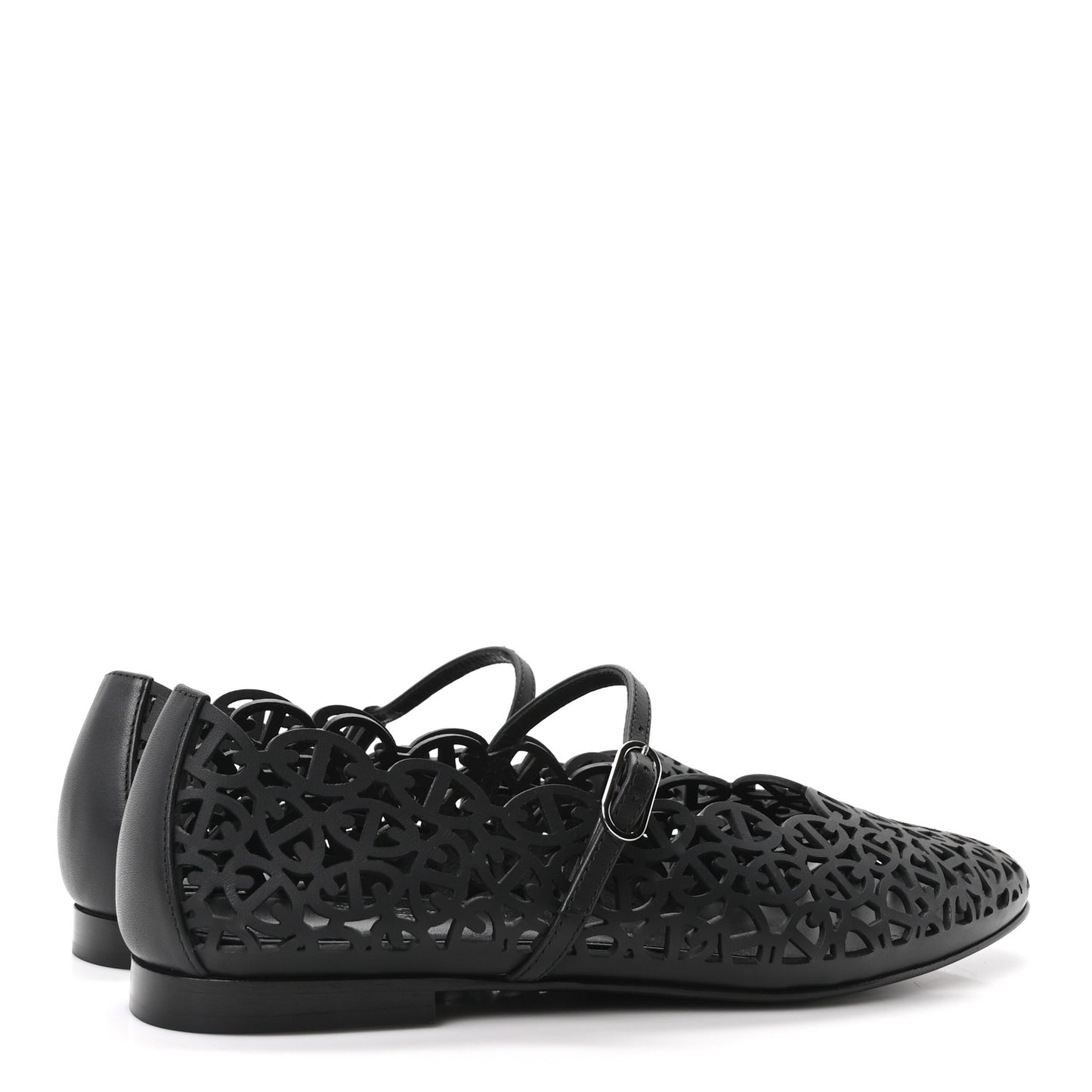 Calfskin Meli Ballet Flats 39 Black