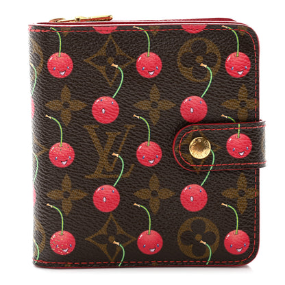Louis Vuitton Monogram Cerises Compact Zippe Wallet 1 of 8