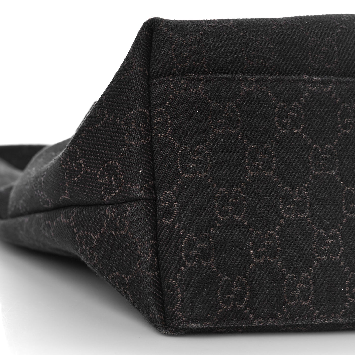 Denim Monogram Small Hobo Dark Brown