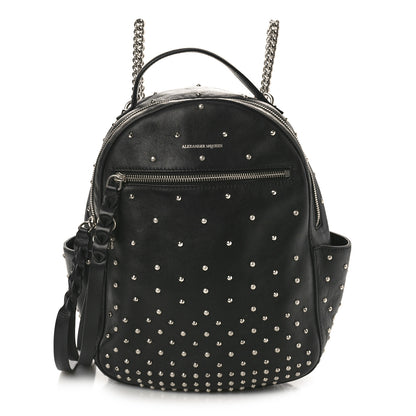 Alexander McQueen Calfskin Studded Small Backpack Black 1 of 10