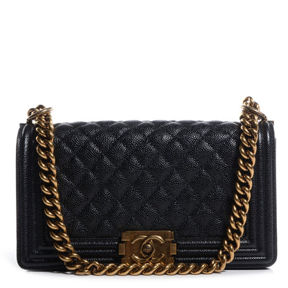 Chanel Caviar Medium Boy Flap Black 1 of 8
