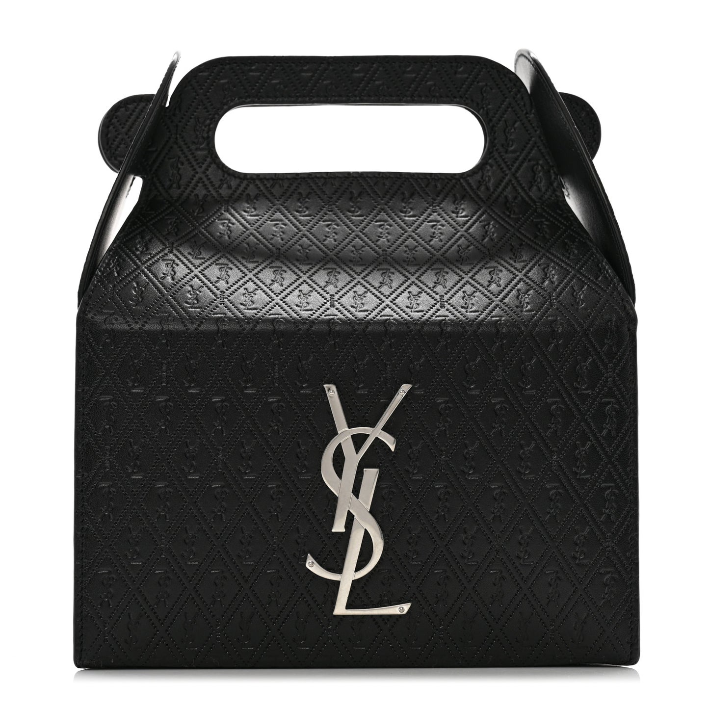 Calfskin Monogram Take Away Box Black