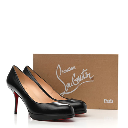 Christian Louboutin Kid Prorata 90 Pumps 38 Black 8 of 8