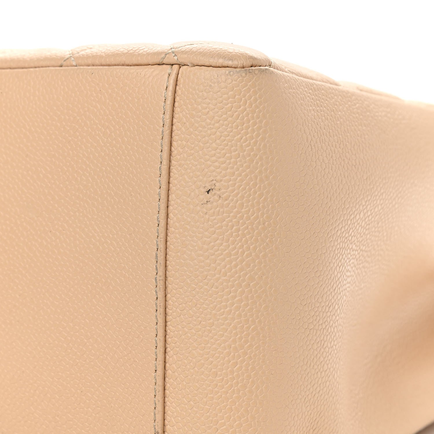 Chanel Caviar Quilted Grand Shopping Tote GST Beige Clair 11 of 12