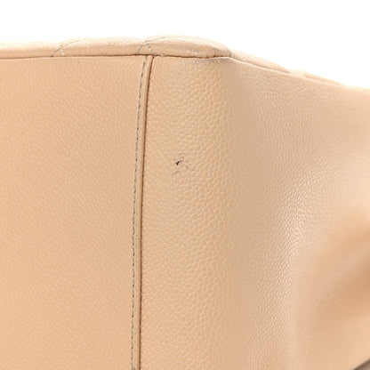 Chanel Caviar Quilted Grand Shopping Tote GST Beige Clair 11 of 12