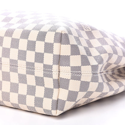 Louis Vuitton Damier Azur Graceful MM Rose Ballerine 10 of 13