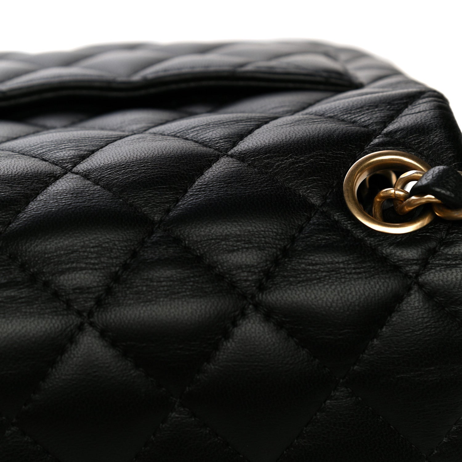 Chanel Lambskin Quilted Mini Square Flap Black 12 of 12