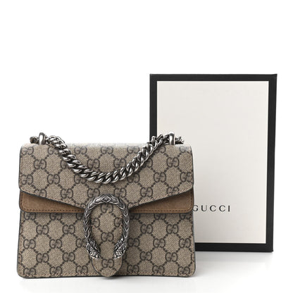 Gucci GG Supreme Monogram Mini Dionysus Shoulder Bag Taupe 12 of 12