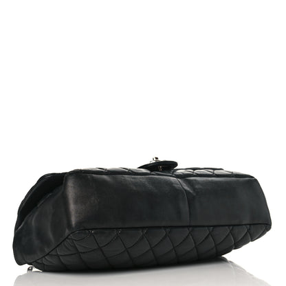 Chanel Lambskin Quilted Jumbo Coco Rain Flap Black 4 of 9