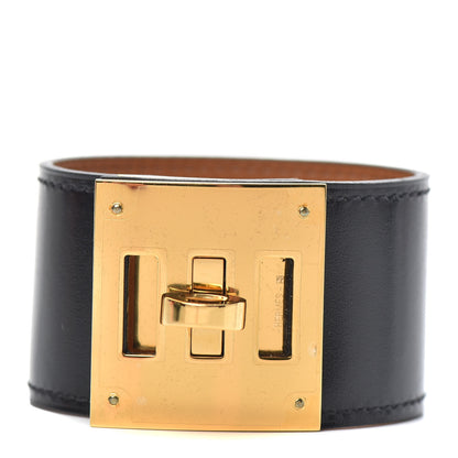 Hermes Chamonix Kelly Dog Bracelet Black 1 of 5