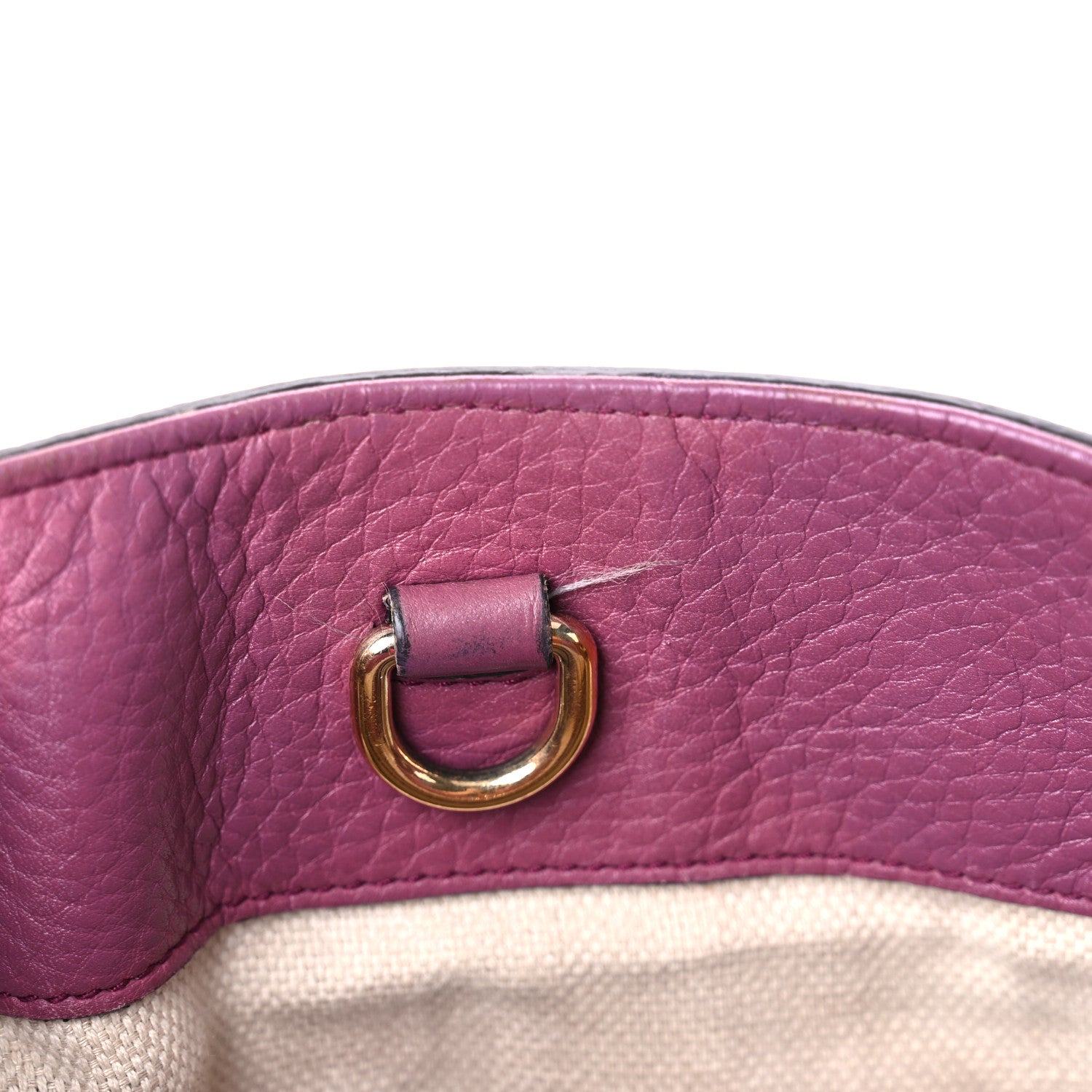 Gucci Pebbled Calfskin Medium Soho Chain Shoulder Bag Peonia Flower 13 of 15
