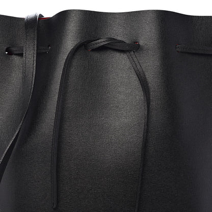 Mansur Gavriel Saffiano Bucket Bag Black Flamma 12 of 12