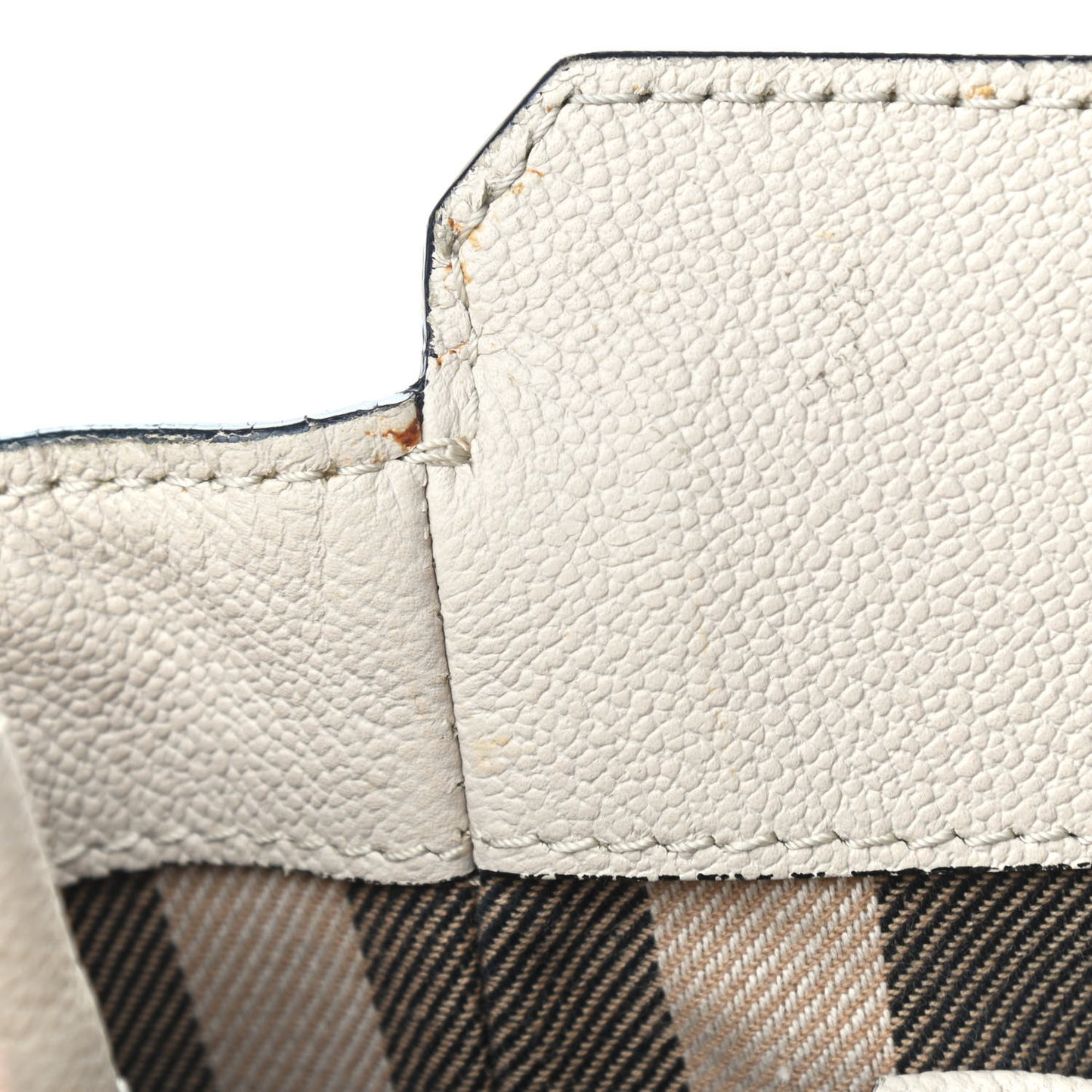 Soft Grain Calfskin L'oeil Print Medium Buckle Tote Limestone